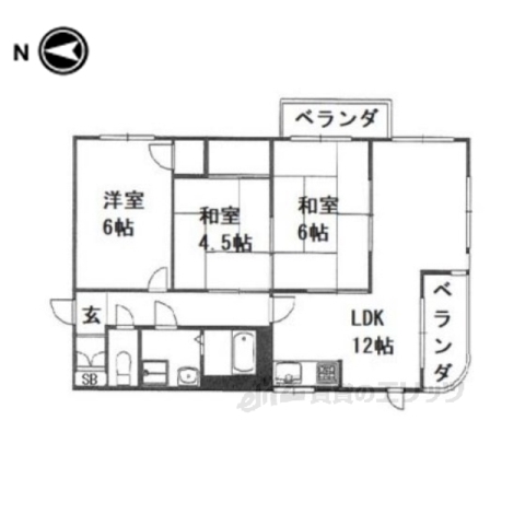 アルカサール葉山の間取り