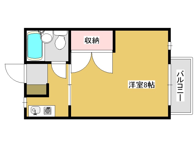 長谷川マンションの間取り