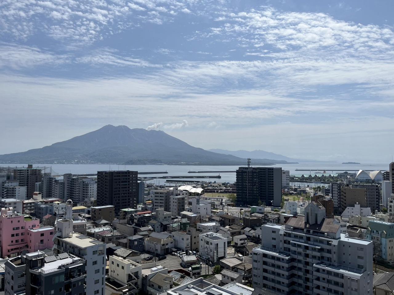 【鹿児島市下竜尾町のマンションの眺望】