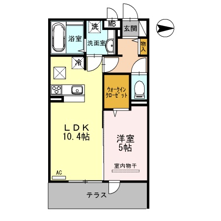 レジェンド鳥羽の間取り