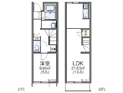 レオネクストクローナＢの間取り