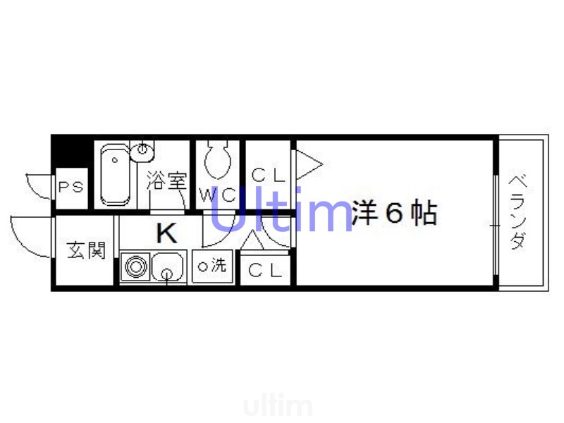 グラフィーネ槇島の間取り