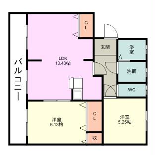 碧南市春日町のマンションの間取り