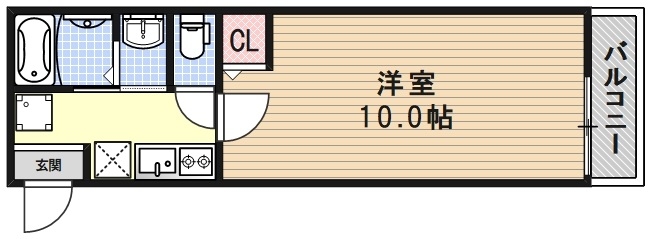 パークサイド梅小路の間取り