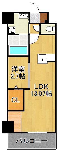 エミネント水巻駅前の間取り