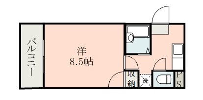 【鹿児島市武のマンションの間取り】