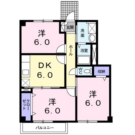 ソシア．アネックスＡの間取り