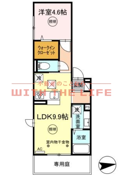 D-ROOM　FIRST　大善寺駅前の間取り