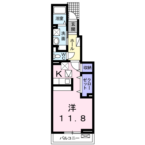 プリムローズＡの間取り