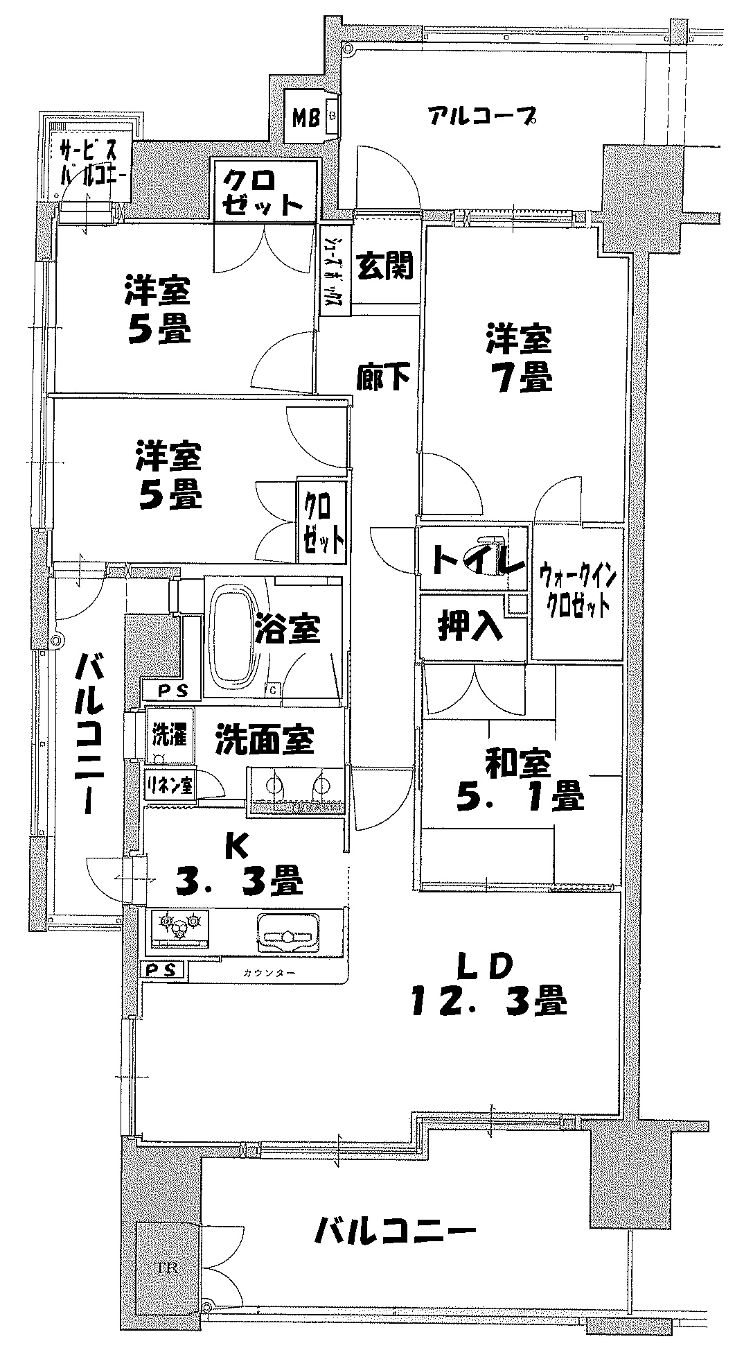 大津京ステーションプレイスの間取り