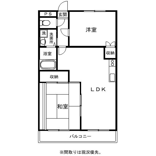 サンライズ清武の間取り