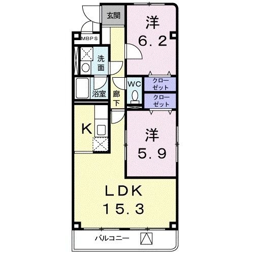 【ＦＣＣハイムIIの間取り】