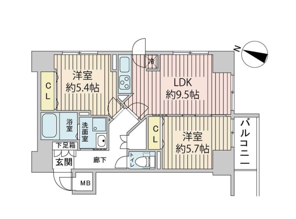 UURコート札幌南三条プレミアタワーの間取り