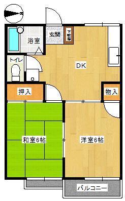 ヴァンヴェール南松崎の間取り