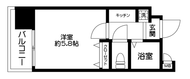 コンフォートマンション仲町第二の間取り