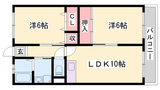 プレア香寺の間取り