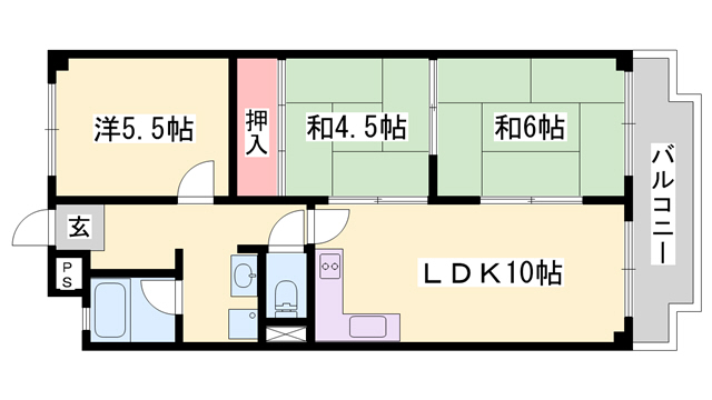 シャトー司の間取り