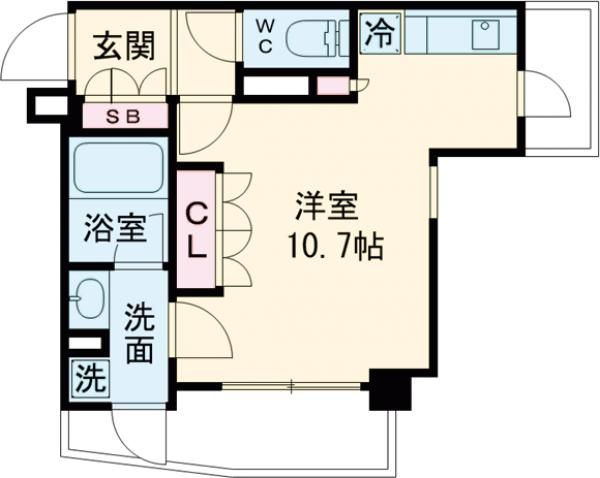 目黒区八雲のマンションの間取り