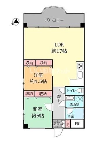 プレシャス喜友名の間取り