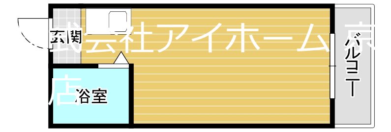 大阪市城東区関目のマンションの間取り