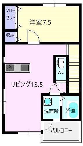 グリーンコーポ大町の間取り