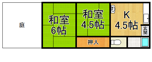 寺田マンションの間取り