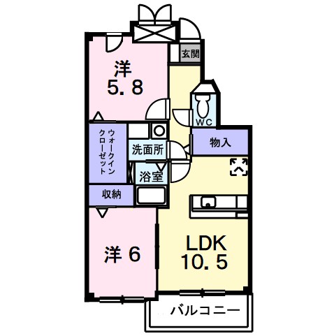 イーストガーデンの間取り