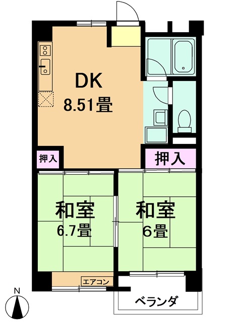 ソレイユ大曽根の間取り