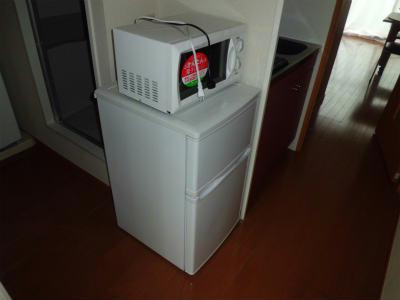 その他　冷蔵庫と電子レンジ。