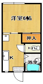 パークアベニュー弐番館の間取り