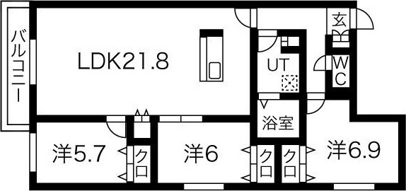 ＺＡＢＯ　ＨＩＬＬＳ　ＩＤＡＩＭＡＥの間取り