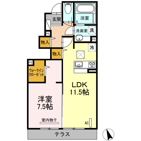 プランドールコートの間取り