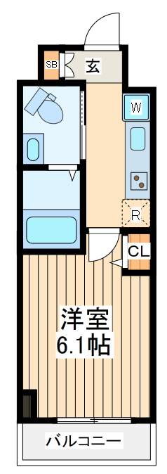 フェルクルールプレスト川崎アリビエの間取り