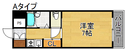 三研ＢＬＤアンビション大阪の間取り