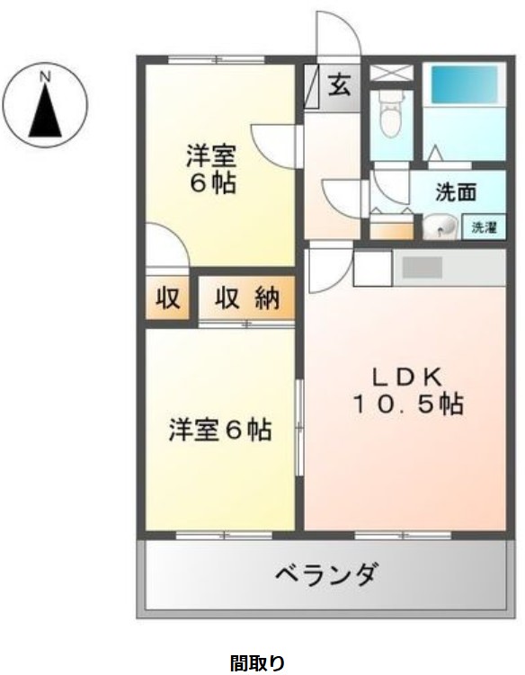 グリーンヒルズ香川の間取り