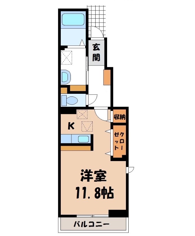 ラフォーレ足利 IIの間取り