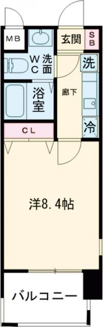 ライジングコート深江本町フラワーパークの間取り