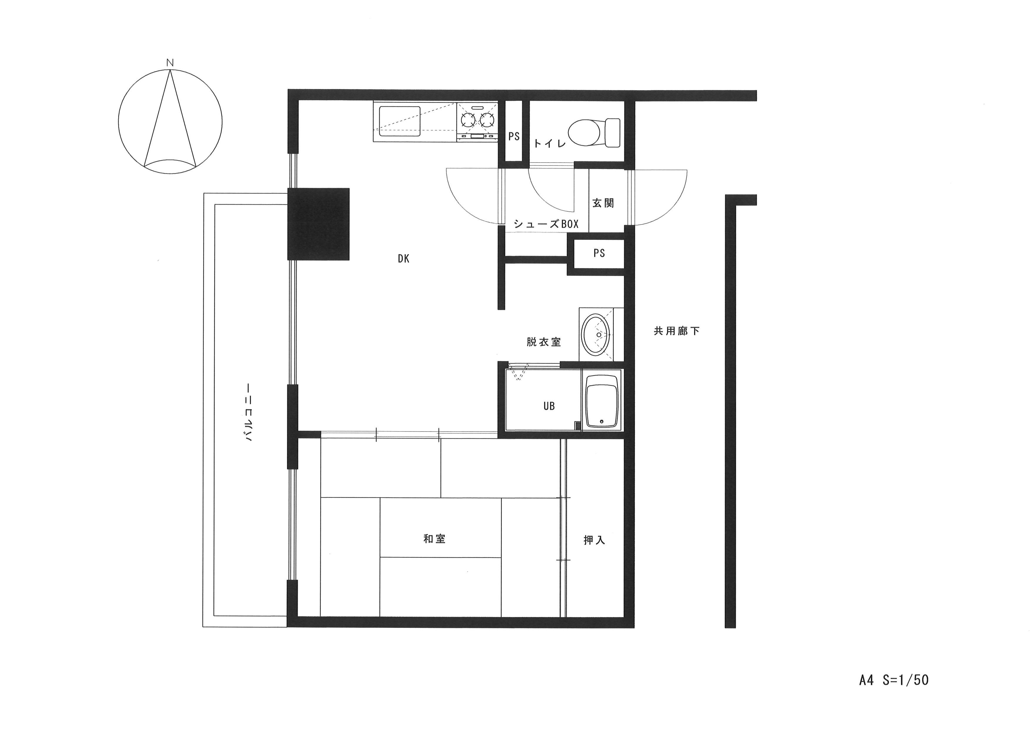 郡マンションの間取り