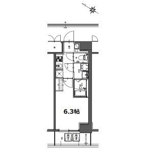 S-RESIDENCE神宮西駅前ascentの間取り