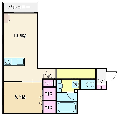 クラリスの間取り