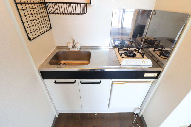 キッチン　ガスコンロ１口付