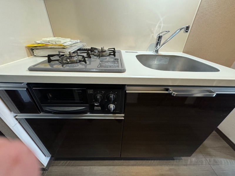 キッチン　自炊をされる方に嬉しい2口コンロ♪