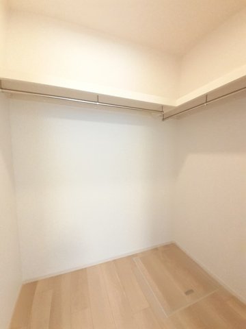 収納　たっぷりとした収納スペースです