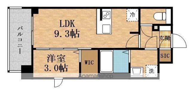 地下鉄御堂筋線 西中島南方駅 徒歩5分 10階建 築1年の間取り写真