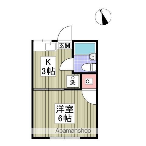 レピュート高岡Bの間取り写真