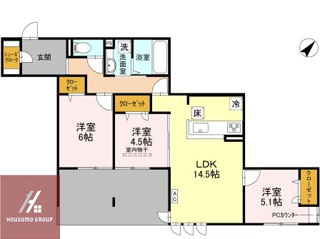 La Grand Suitoの間取り写真