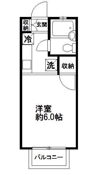 さいたま市見沼区大字東新井のアパートの間取り