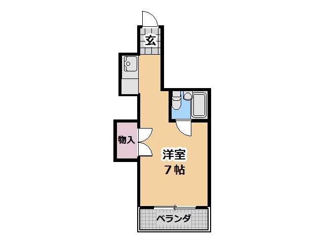 フェンネル肥後の間取り