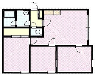 ドリームハイツ友光５号館の間取り