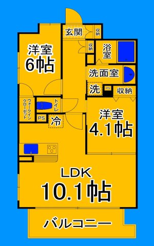 堺市堺区宿院町東のマンションの間取り